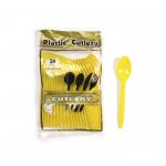24pc - Spoon Set Assorted Colours / 100pks per cs