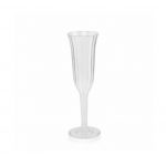 6pc - 6oz  Clear Champagne Flutes / 48pks per cs