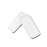 17s - 8.5''x4.5'' White Biodegradable Foam Tray/ 500per case