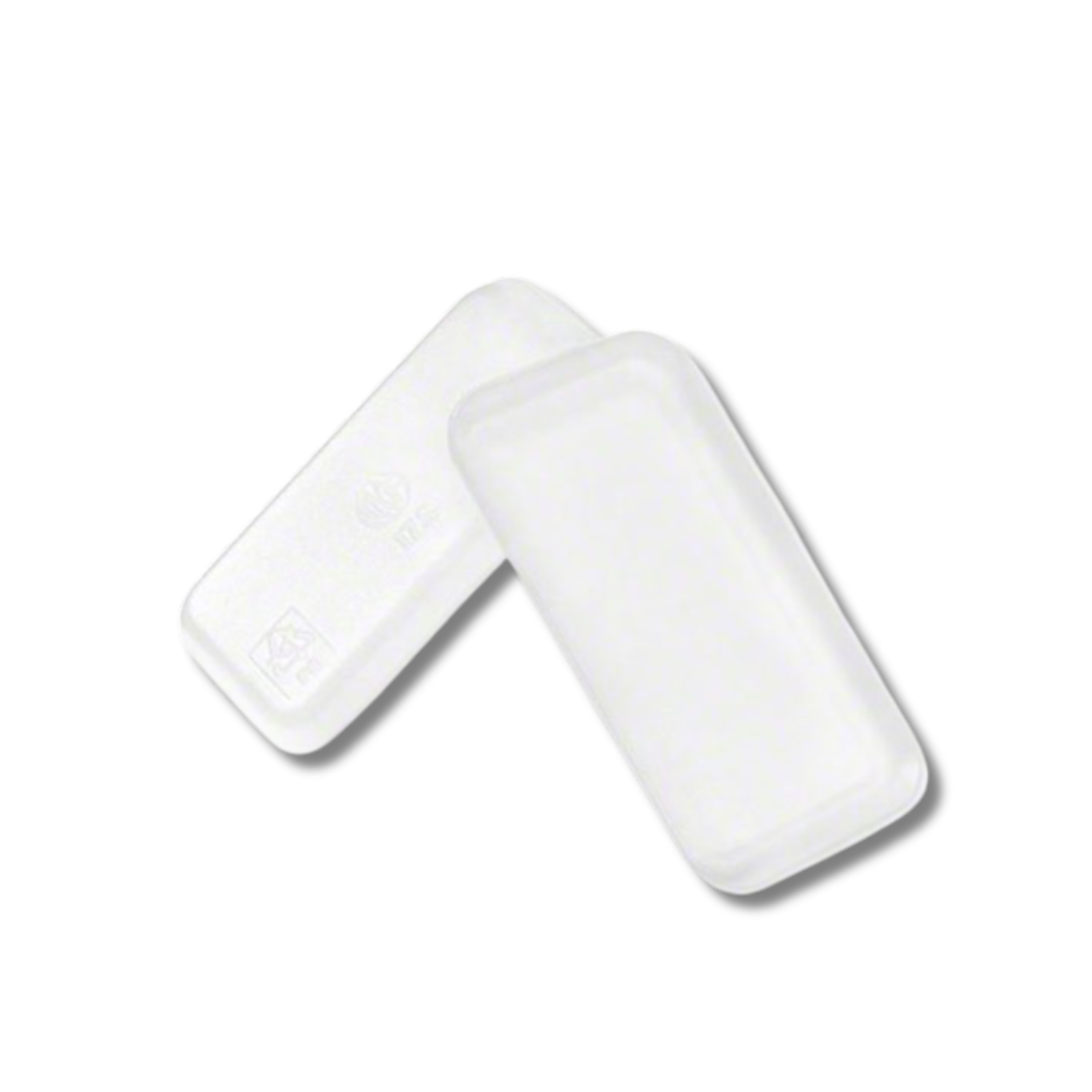 17SW 17s - 8.5''x4.5'' White Biodegradable Foam Tray/ 500per case - Image 1