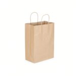 25pcs - Biopack Small Kraft Paper Bags / (8x4.5x10.5'') 200pcs per case