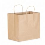 25pcs - Biopack XL Kraft Paper Bags / (11x8.5x11'') 200pcs per case