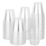 50pc - 9oz Clear Ice Cream Cup /20pks per cs