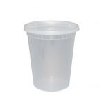 32oz - Rhinopack Clear Tub W/Lids /240pcs per cs