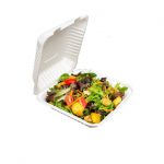 8.5'' - No Section Biodegradable Clamshell /200pcs per cs