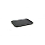 4s - 9.5''x 7.5'' Large Black Meat & Veg Tray/ 500pcs per case