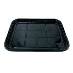 9''x7'' - 4S  Black Tray /500pcs case - Image 3