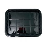 9''x7'' - 4S  Black Tray /500pcs case - Image 2