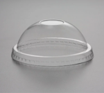 50pc - No Hole Dome Clear Lids (Fits 5/8/9oz & 12oz Ice Cream Cup) /20pks per case