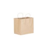 25pcs - Biopack XL Kraft Paper Bags / (11x8.5x11'') 200pcs per case