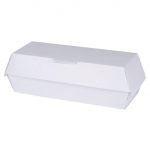 25ct - Paper Hot Dog Box White /10pks per case