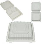 8.2''- Biopack Lunch 3 Section/W/200pcs per case