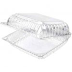 8''x 8'' - Clear Hinged Container /250 pcs per cs