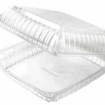 9''x 9'' - Clear Hinged Container /200 pcs per cs