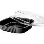 Small Black Base Entrée Platter & Lid /200 per cs