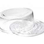 10'' Cake Container Clear High Dome (100 pcs per case)