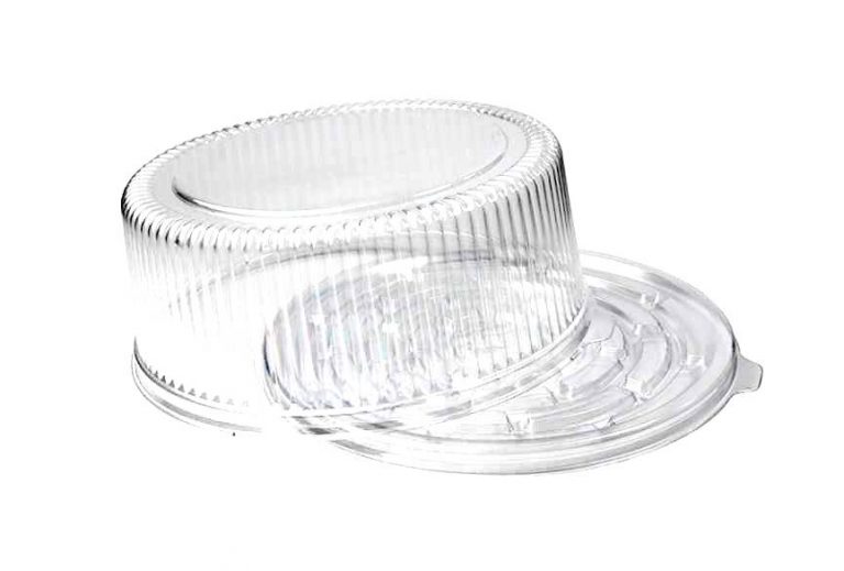 10” Cake Container Clear High Dome (100 pcs per case) Container Central