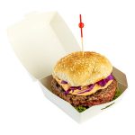 25pc - Paper Burger Box White/12pks per case