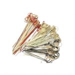 24pc - 4.7" Bamboo Foodpick, Asst Clr / 200pk per case