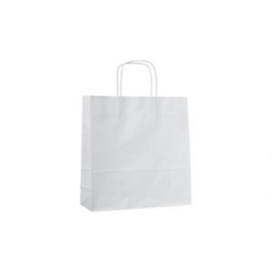 25pcs - Biopack Large White Paper Bags /(11x6x11'') 200pcs per case