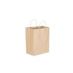 25pcs - Biopack Medium Kraft Paper Bags / (8.5x5.5x10.5'' )200pcs per case