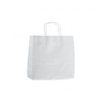 25pcs - Biopack XL White Paper Bag / (11x8.5x11'') 200pcs per cs
