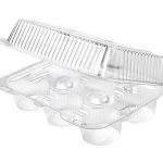 6ct Clear Cupcake Container/ 200pcs per case