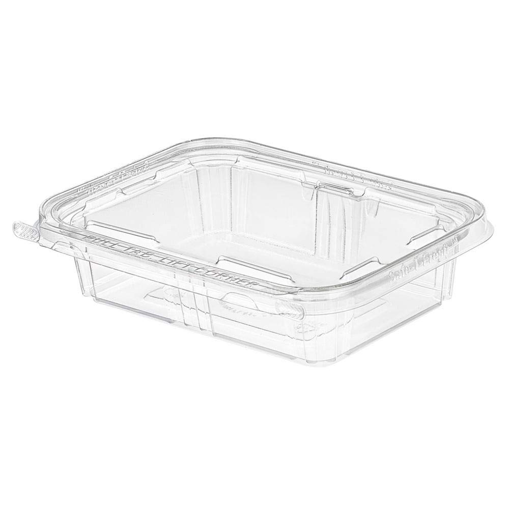 Version 1.0.0 7''x 4.5'' - PET Tampa Proof Large Clear Tray /200pcs per cs - Image 1