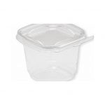 24oz - PET Tampa Proof  Clear Square Deli Container /200pcs per cs