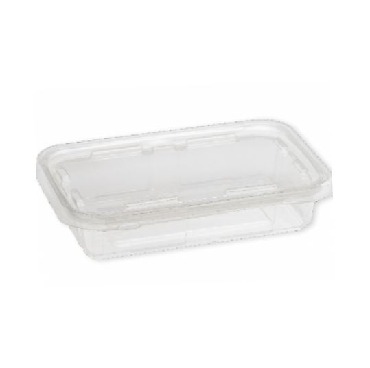 CP743 7''x 4.5'' - PET Tampa Proof Large Clear Tray /200pcs per cs - Image 1