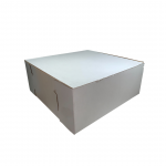 10'' - White Heavy Duty Tall Cake Box/ 20pcs per case