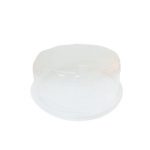 9'' -  3.5'' Clear Low Dome/ 50pcs per case