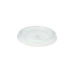 100ct - 2oz Portion Cup lid Clear/25pks per case