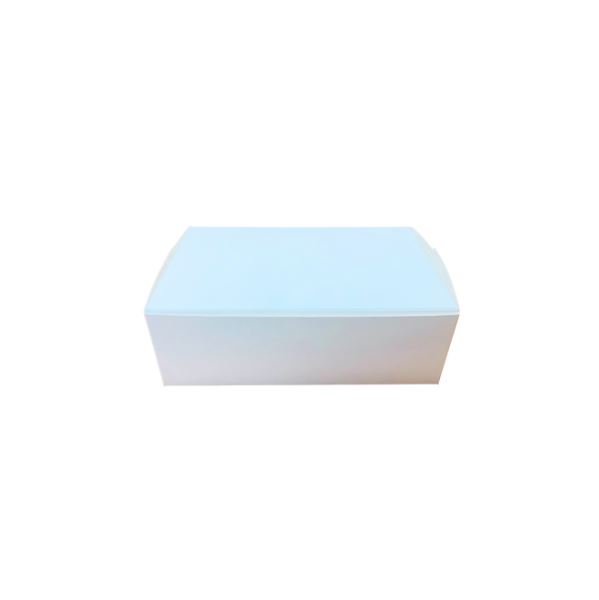 6”x 3.75” - White Poly Coated Snack Box/100pcs per case - Container Central