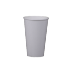 50ct - 12oz Bionature White Paper Cups/20pks per case