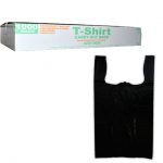 250ct- 11.5x5.5x22'' Biopack  Black T Shirts Bags/4pks per case