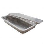 18''x 21''x3'' -  Full Size Foil Pan & Foil/Clear Lids Complete /50pcs per case