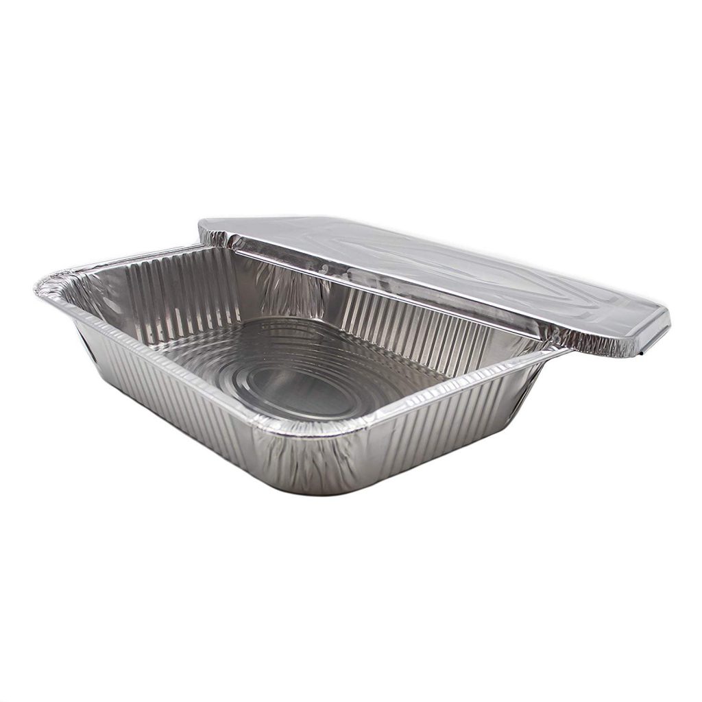 13”x 10”x2.75 1/2 Size Foil Pan & Lids Complete /100pcs per case