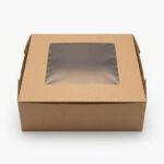 13" Kraft Window Box (50pcs per case)