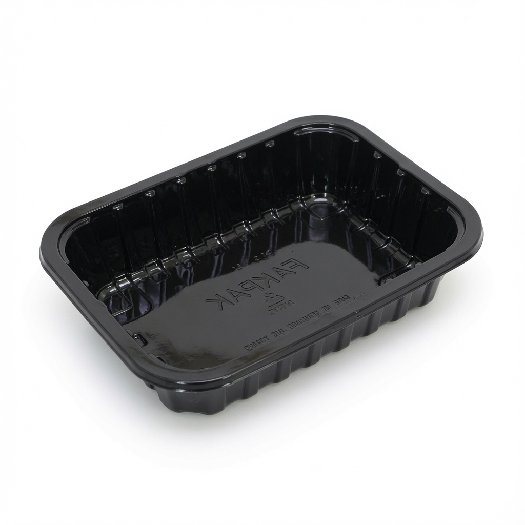 txvRp 50ct - 8.5''x6''x2'' Black Trays/10pks per case - Image 1