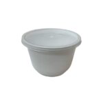 1000ML - White Soup Bowls With Lids/600pcs per case