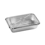 5pc - 2.25lb (9"Lx6"Wx2"H) Aluminum Pans with Lids 54pks per case