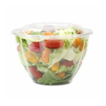 32oz - Round I Lock Clear Hinged Container/150pcs per case