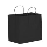25pcs - Biopack XLarge Black Paper Bags / (11x8.5x11'') 200pcs per case