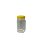 12pc - 250ml/9oz Jar Bottle (53MM Yellow Cap)
