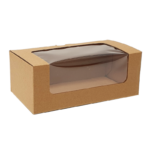 12''x5.5'x 5''- Kraft Window Pastry Box/ 150pcs per case