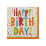 16pc - Birthday Napkin Fun Theme/ 12pks per cs