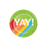 8pc - Birthday Paper Plate Big Bash Theme/ 12pks per cs