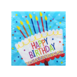 16pc - Birthday Napkin Cake/Candles Theme/ 12pks per cs