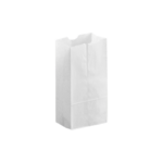 100pcs - 3lb White Paper Bag / 20pks per case